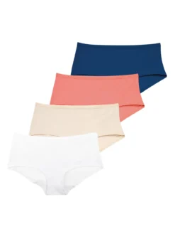 Lot de 4 boxers Basic Ecopack