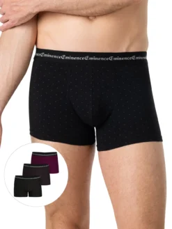 Lot de 3 boxers Business Print
