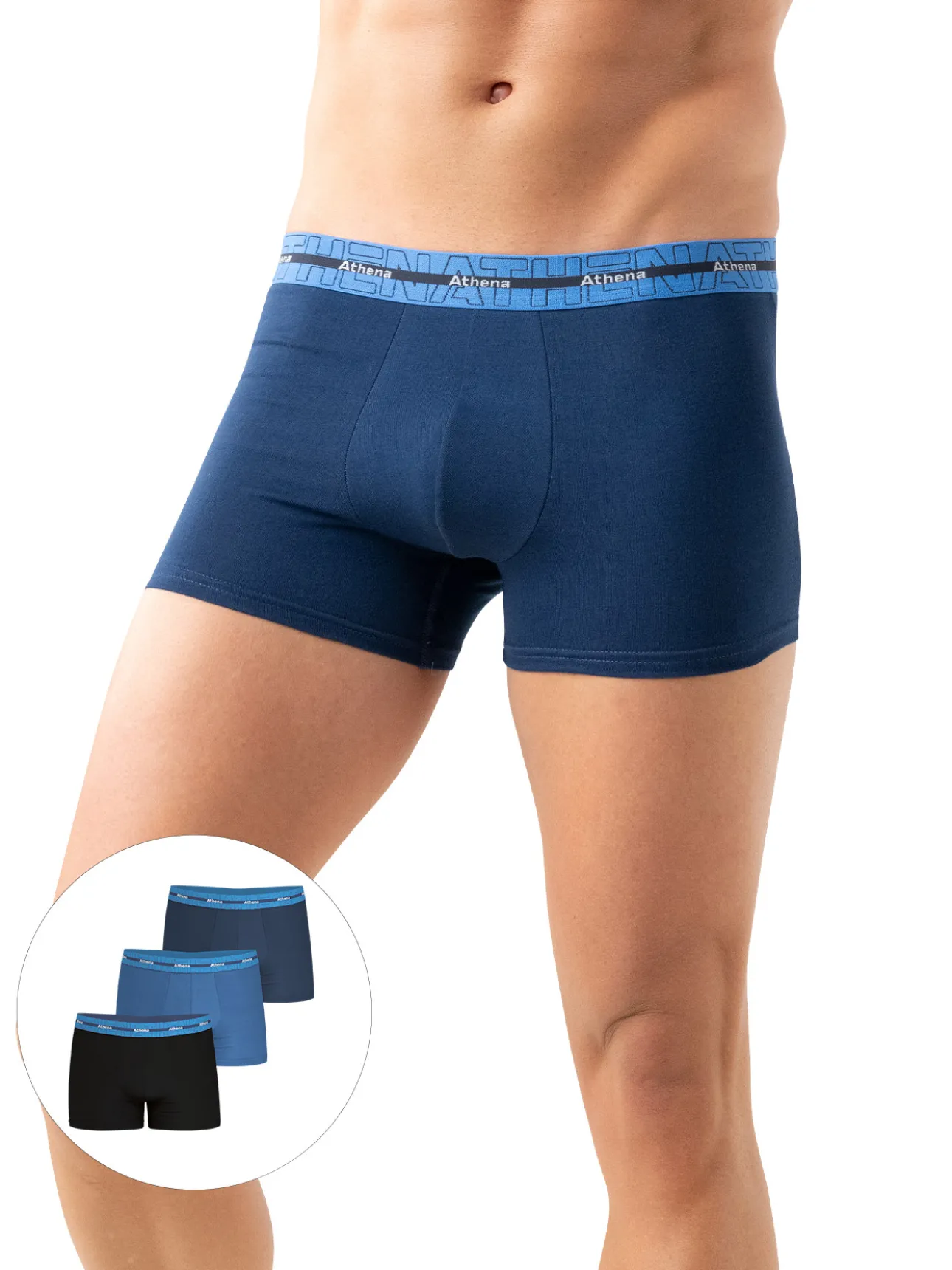 Lot de 3 boxers Coton