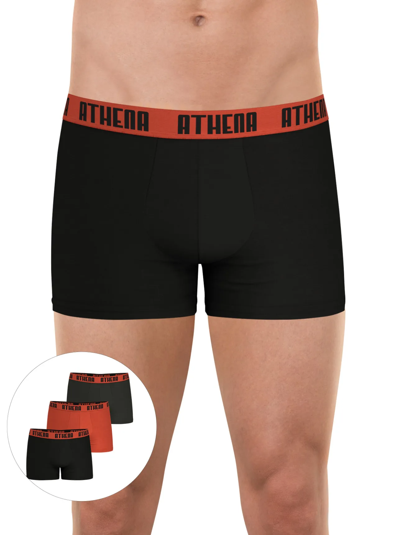 Lot de 3 boxers homme Basic Color