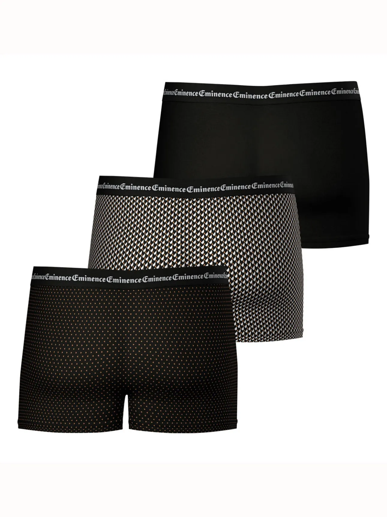 Lot de 3 boxers homme Business Print
