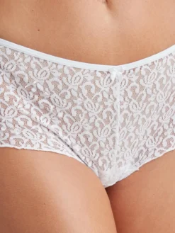Lot de 3 boxers maille dentelle