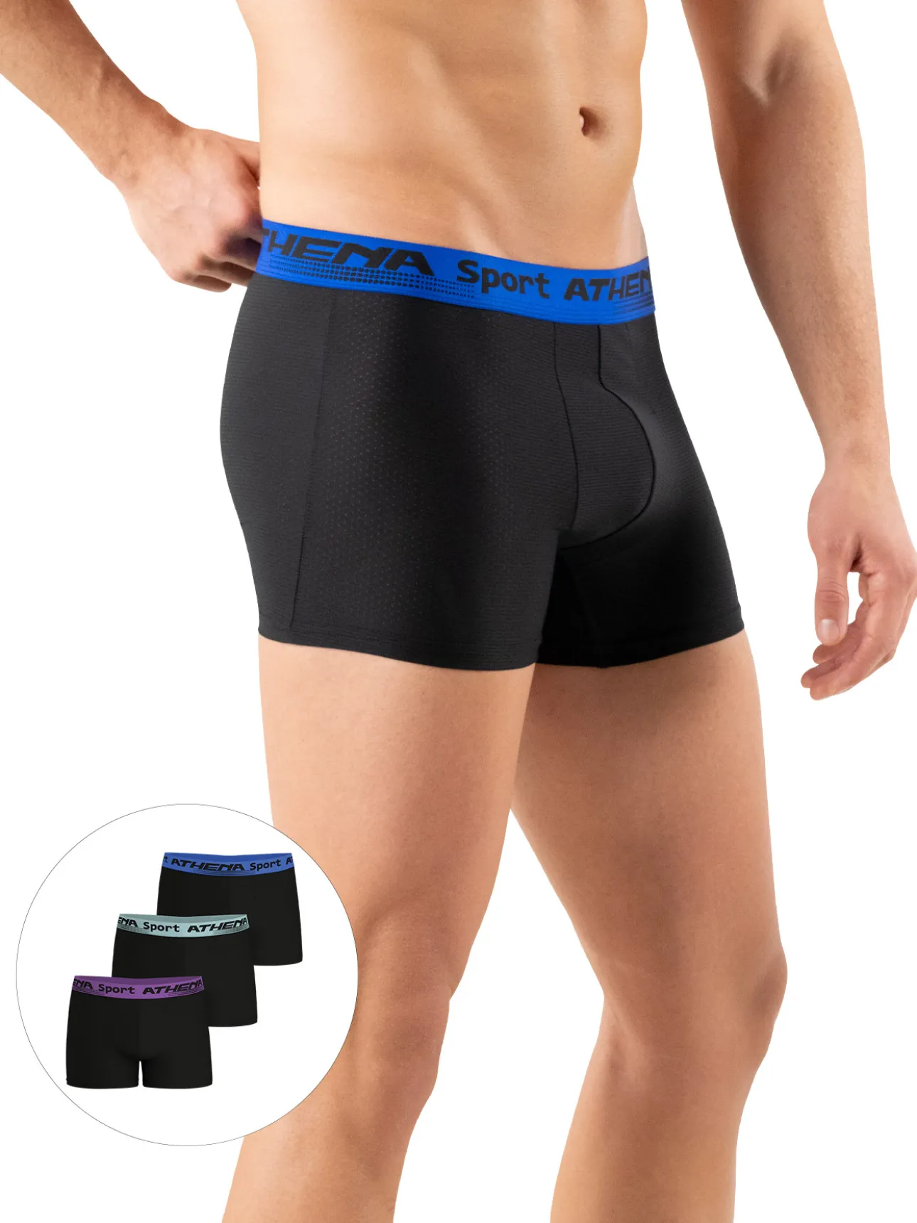 Lot de 3 boxers Sport Fit Micro