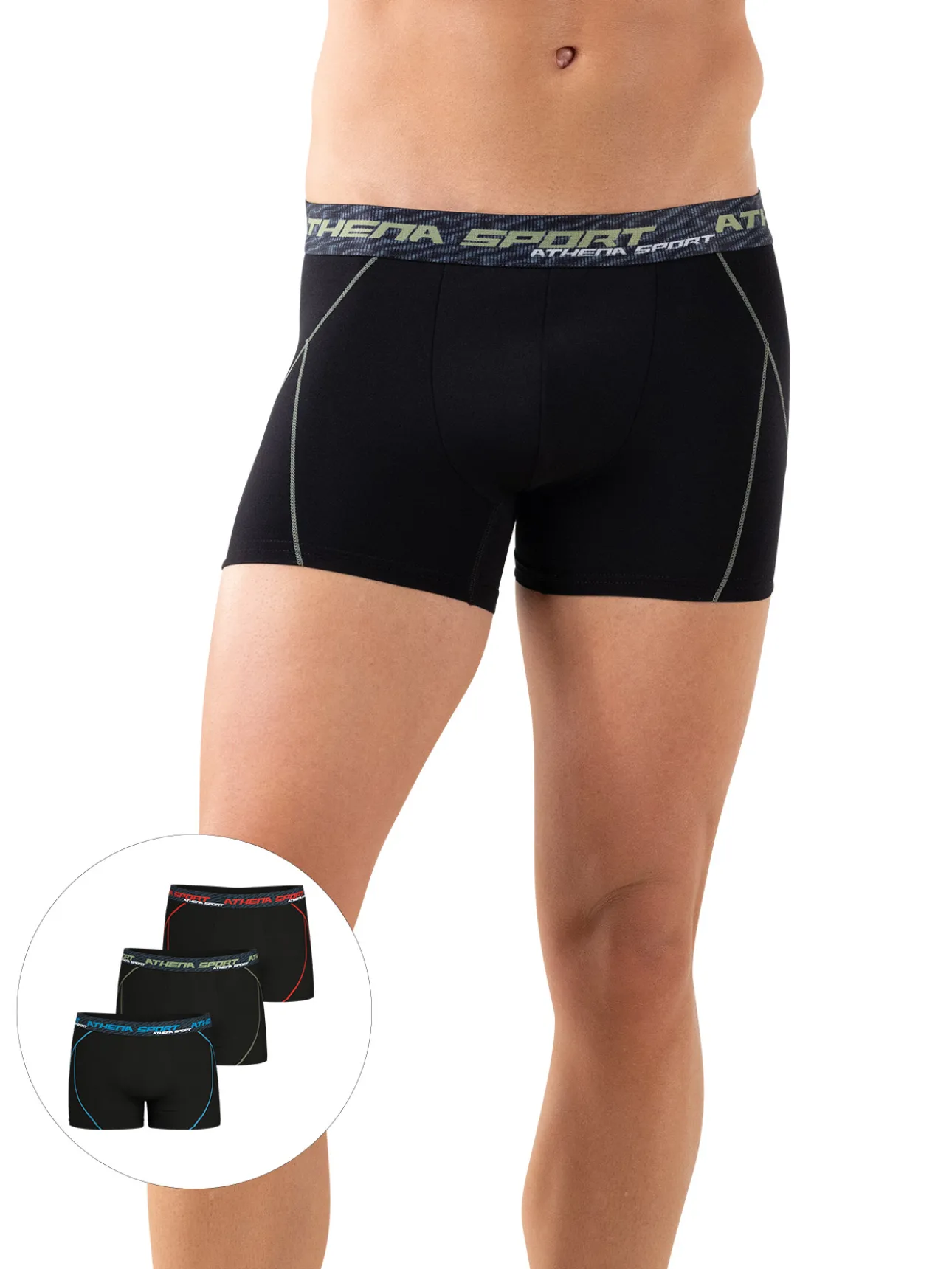 Lot de 3 boxers Training Dry
