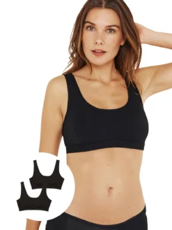 Lot de 2 brassières Basic