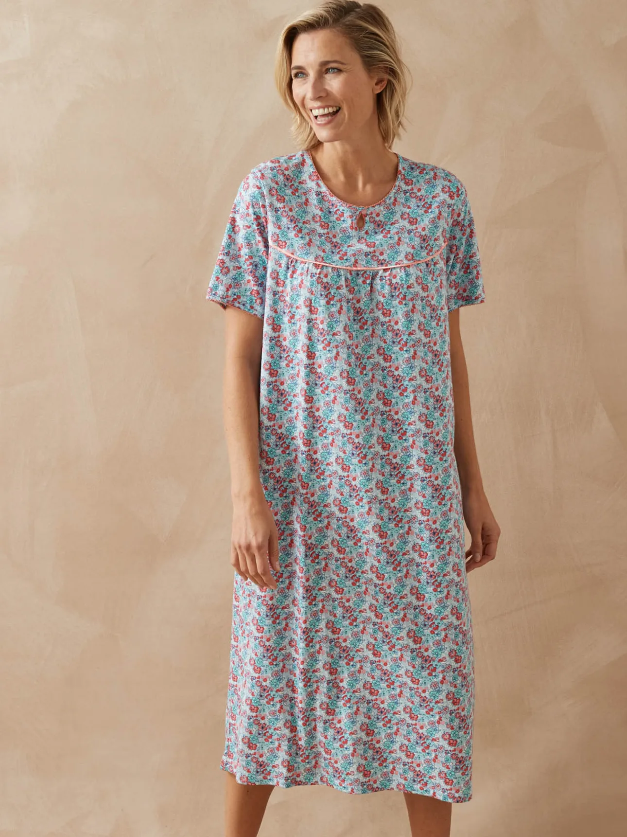 Lot de 2 chemises de nuit longues