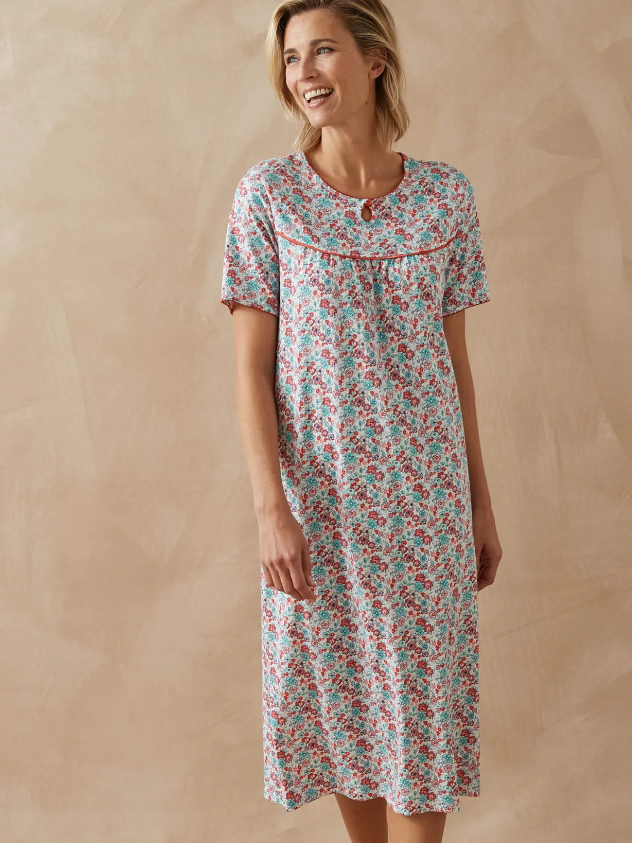 Lot de 2 chemises de nuit longues