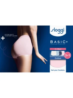 Lot de 4 culottes Basic+
