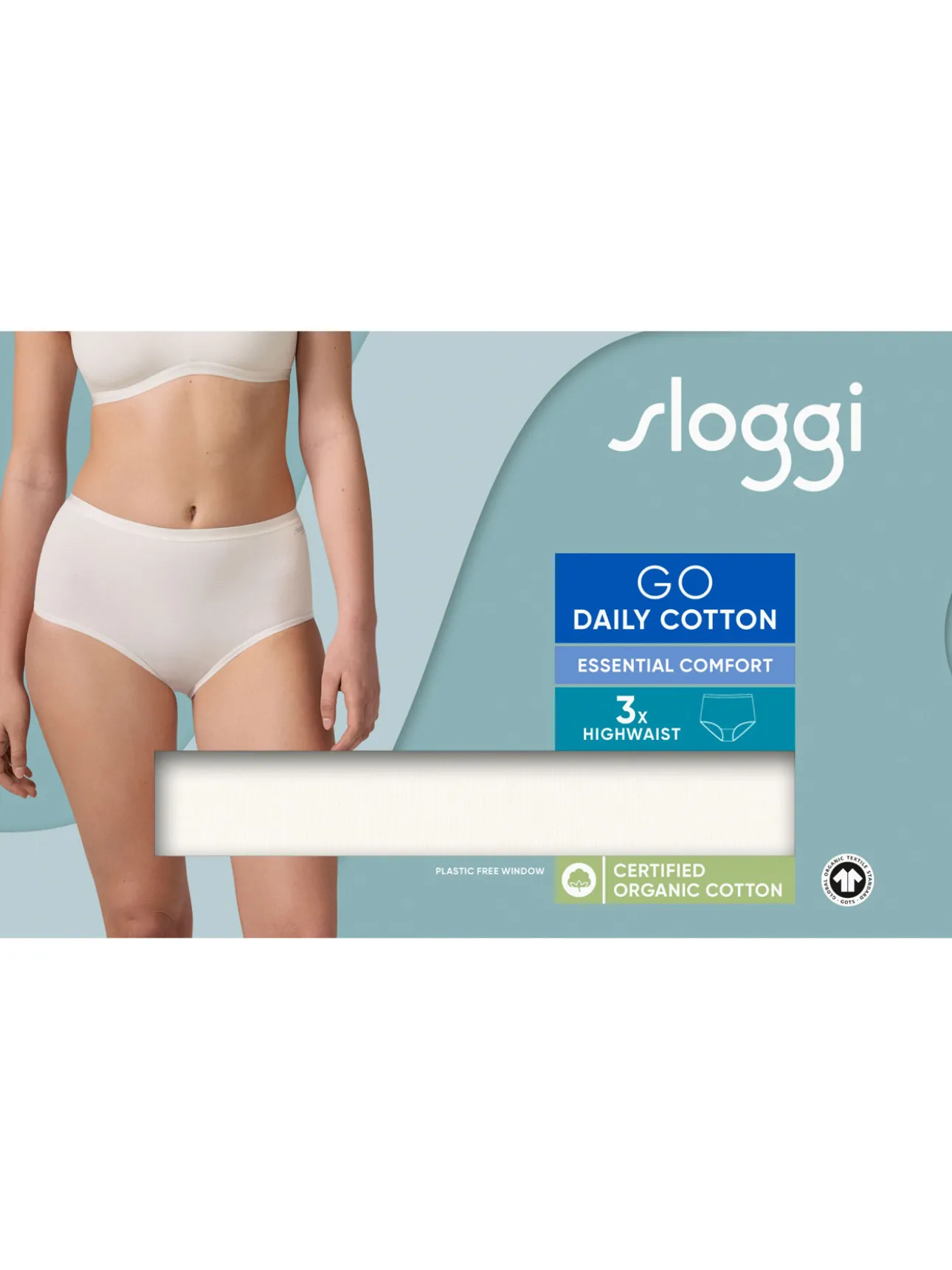 Lot de 3 culottes GO Daily Cotton