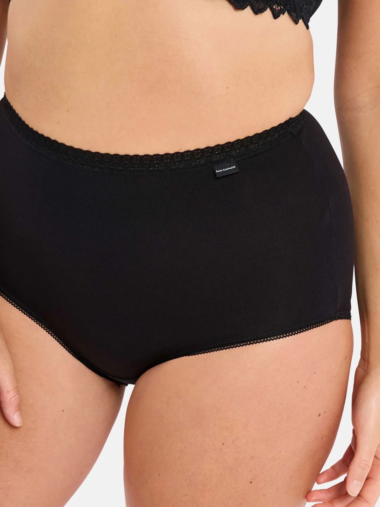 Lot de 2 culottes hautes Classique Coton