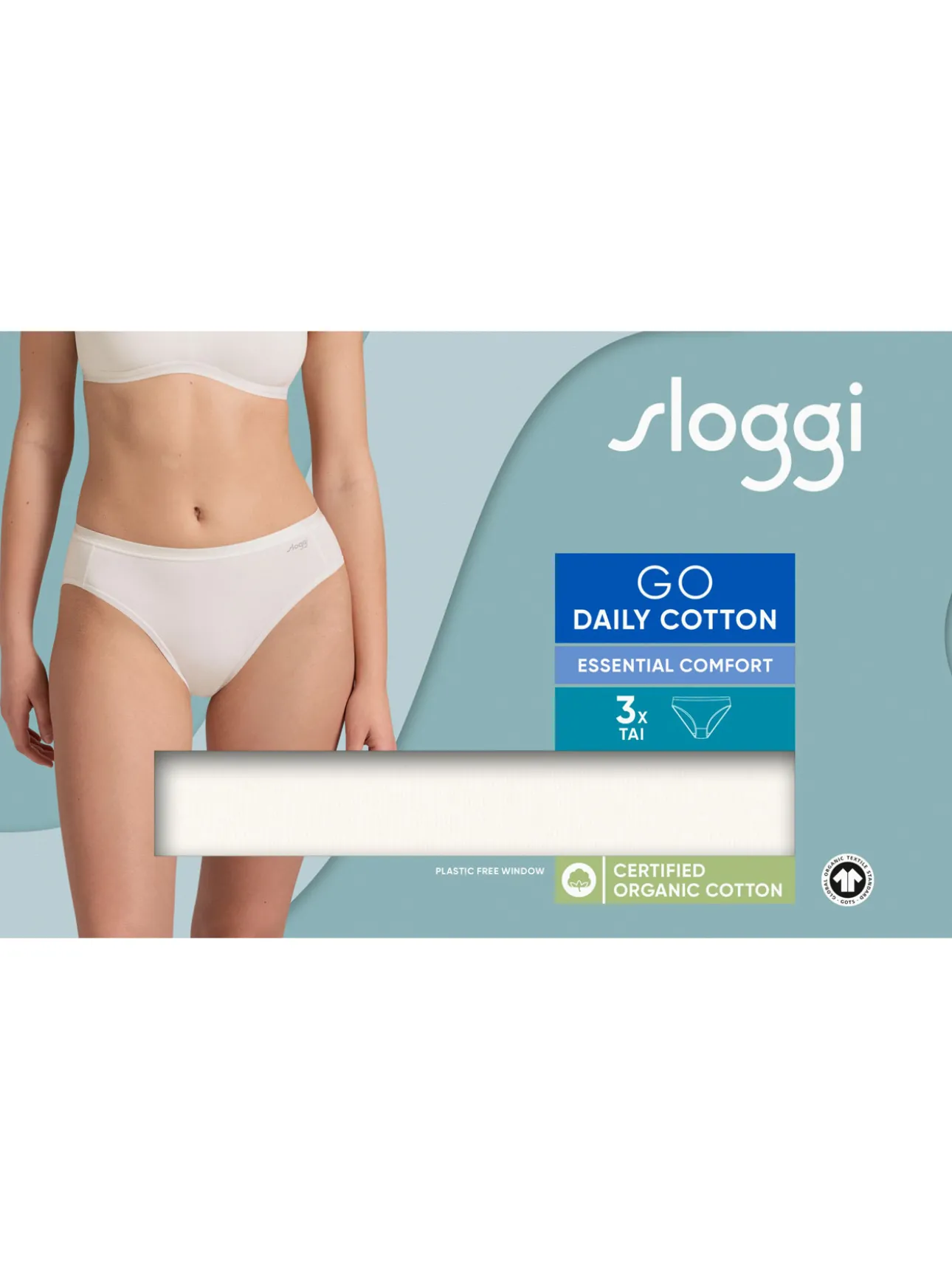 Lot de 3 culottes taï GO Daily Cotton