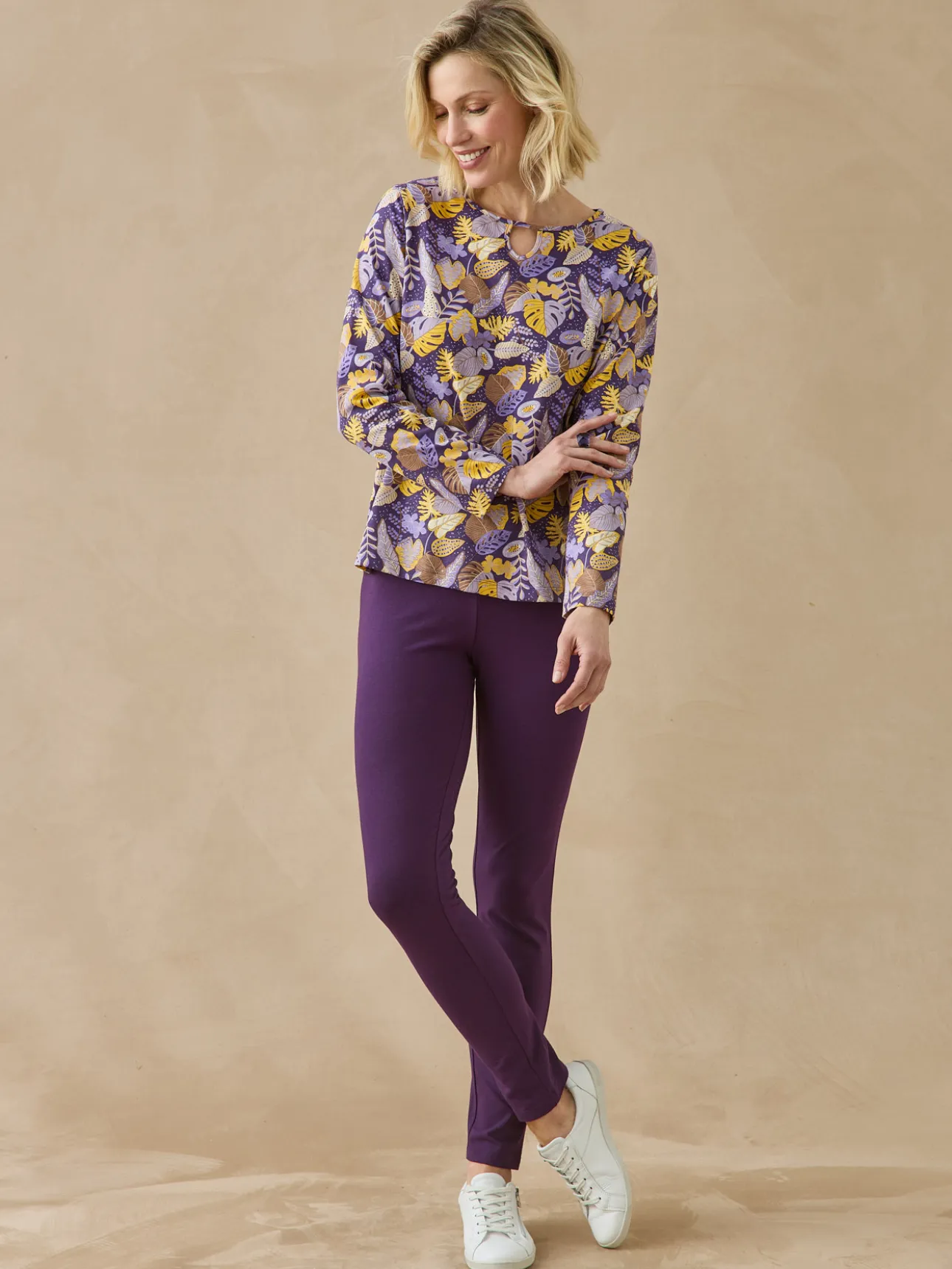 Lot de 2 leggings en jersey