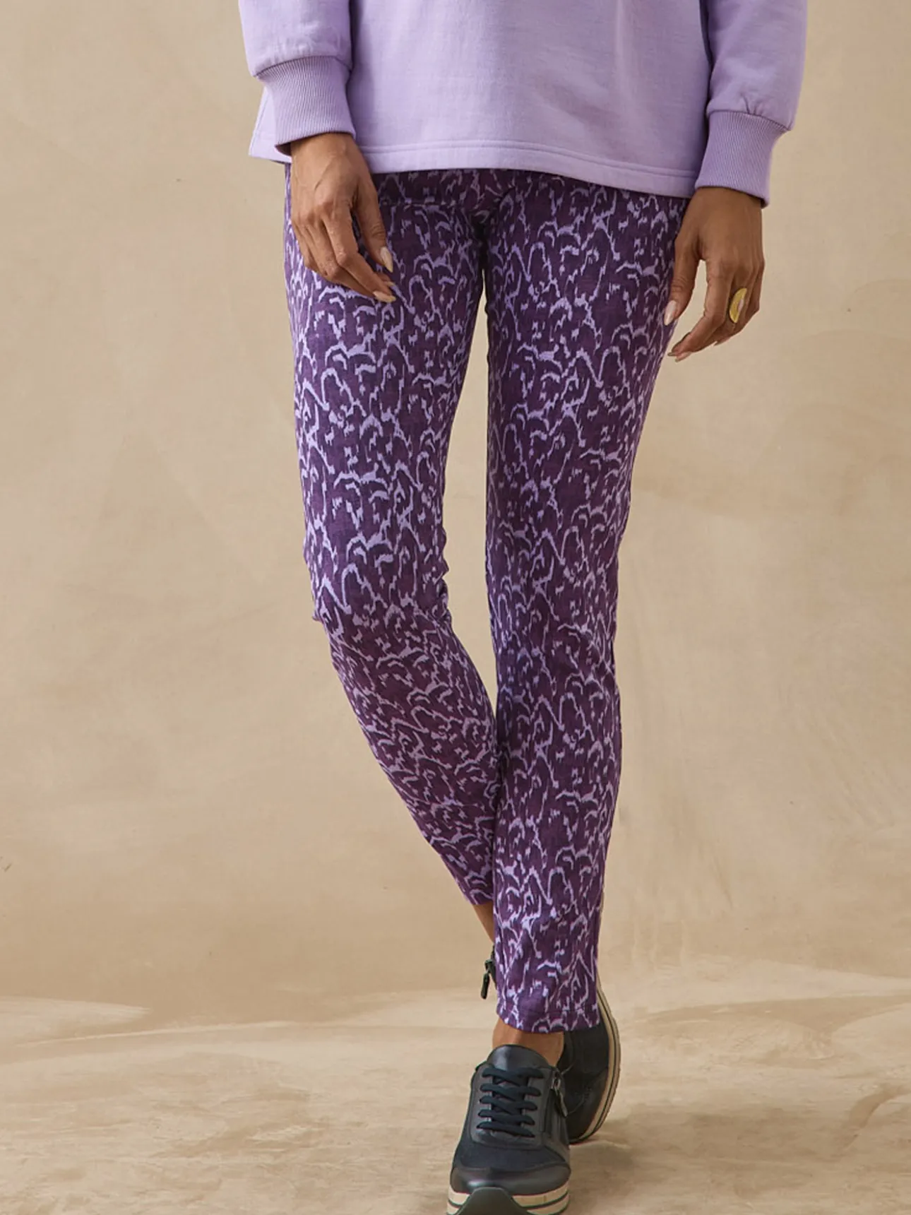 Lot de 2 leggings en jersey