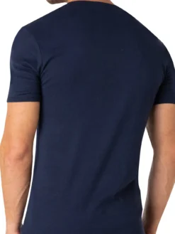 Lot de 2 maillots de corps col rond