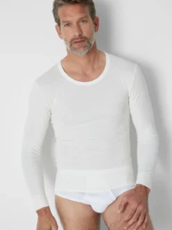 Lot de 2 maillots de corps coton/laine