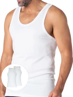 Lot de 2 maillots de corps sans manches