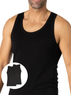 Lot de 2 maillots de corps sans manches
