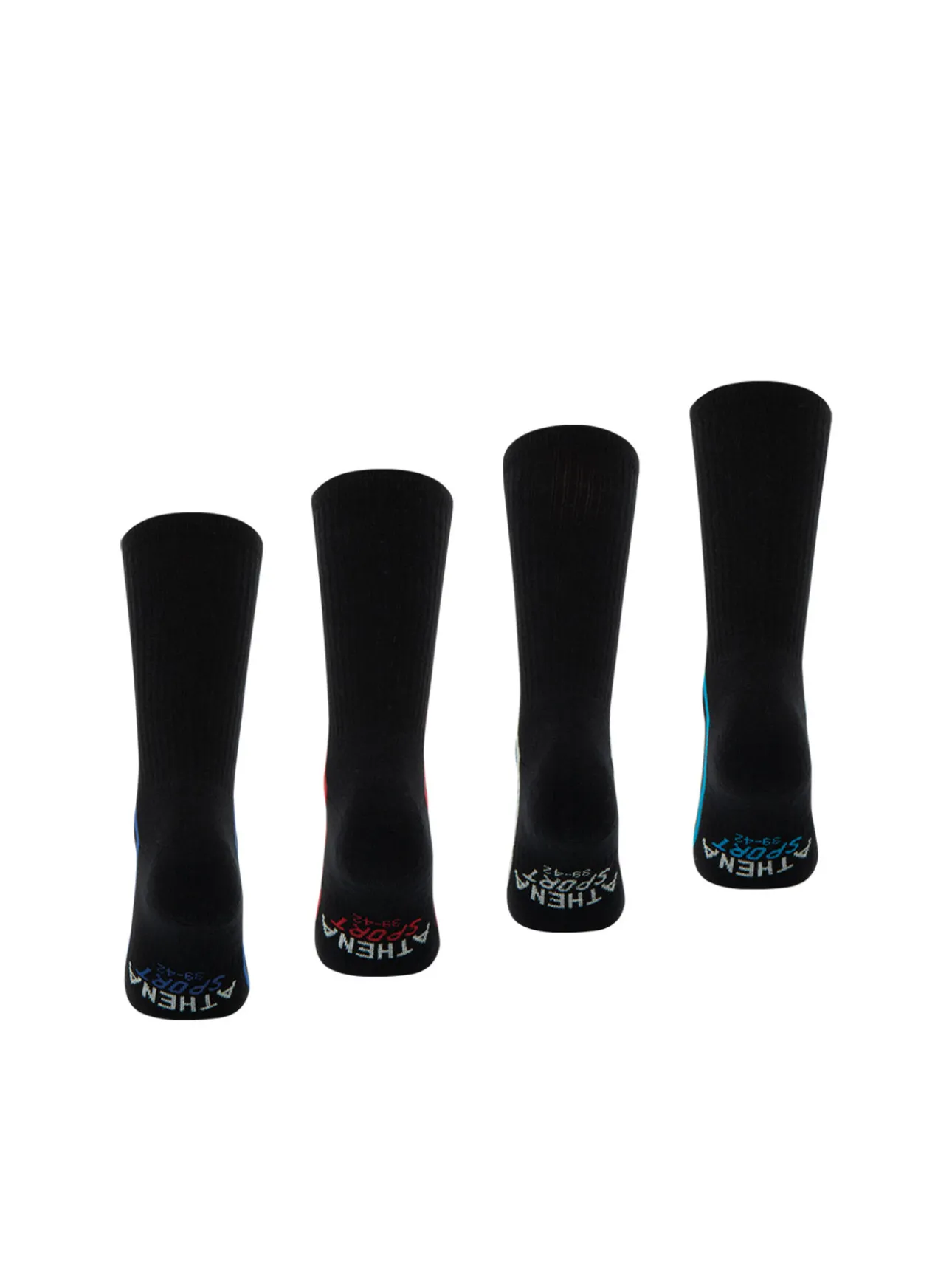Lot de 4 paires de chaussettes de sport