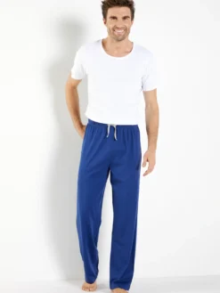 Lot de 2 pantalons de pyjama bas droits
