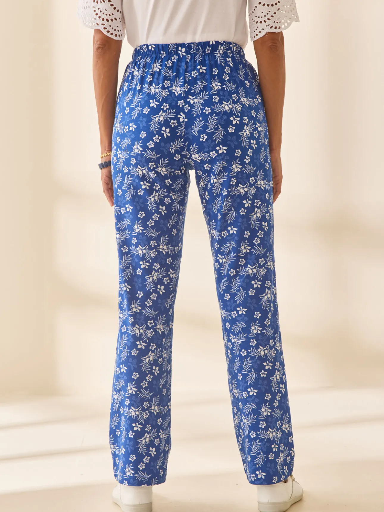 Lot de 2 pantalons élastiqués en maille