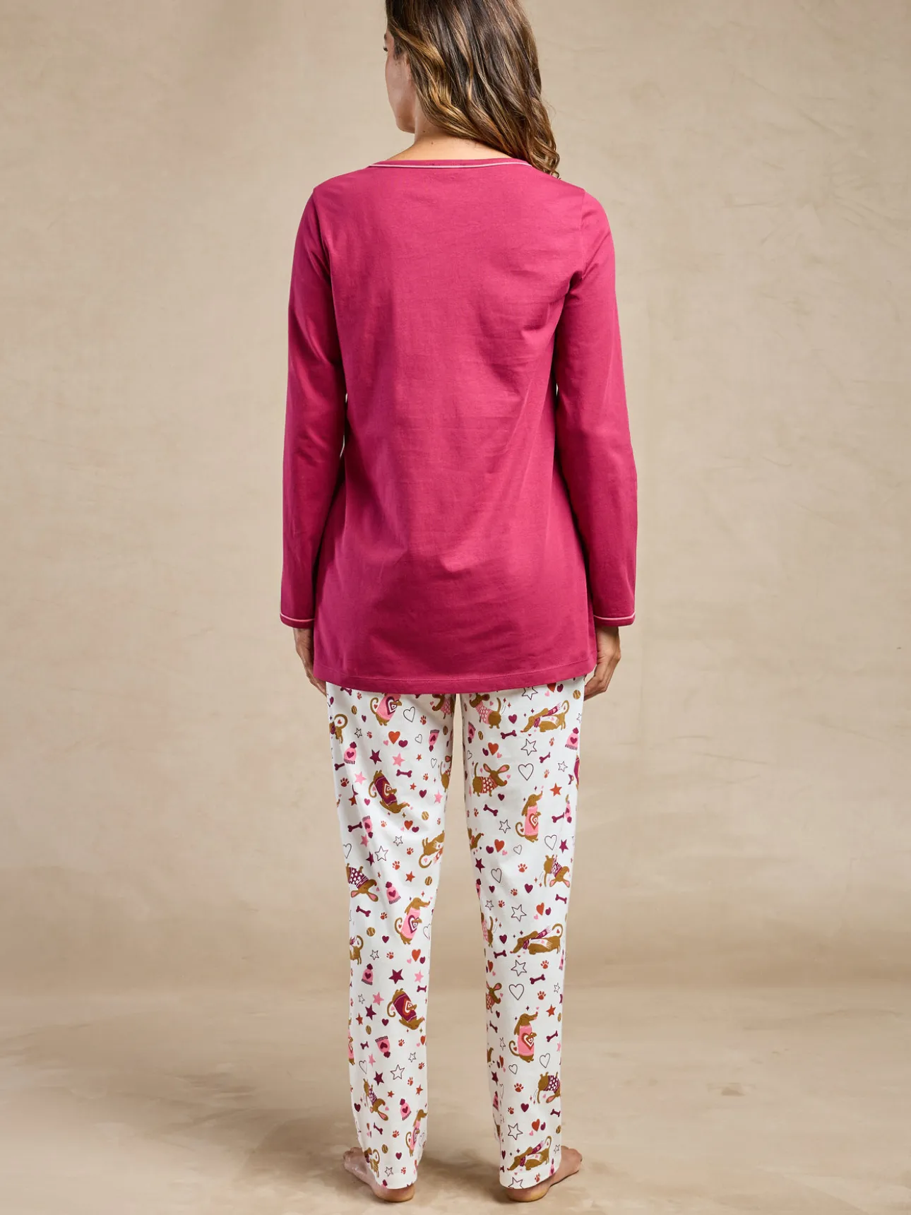 Lot de 2 pyjamas en jersey pur coton