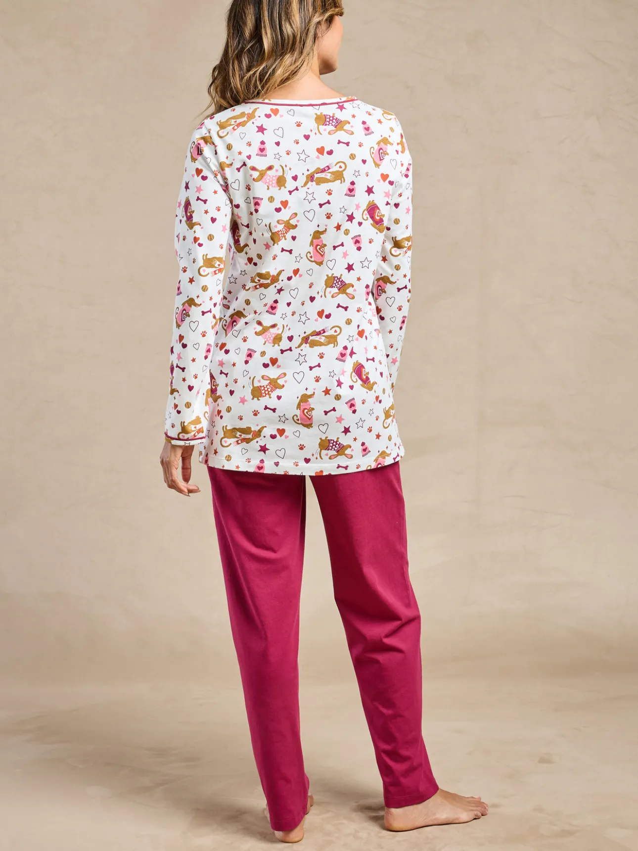 Lot de 2 pyjamas en jersey pur coton