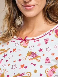 Lot de 2 pyjamas en jersey pur coton