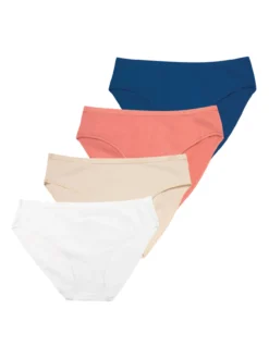 Lot de 4 slips Basic Ecopack