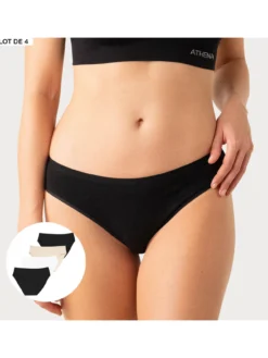 Lot de 4 slips Basic Ecopack