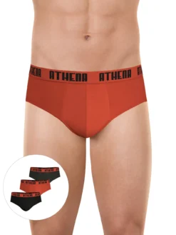 Lot de 3 slips coton stretch