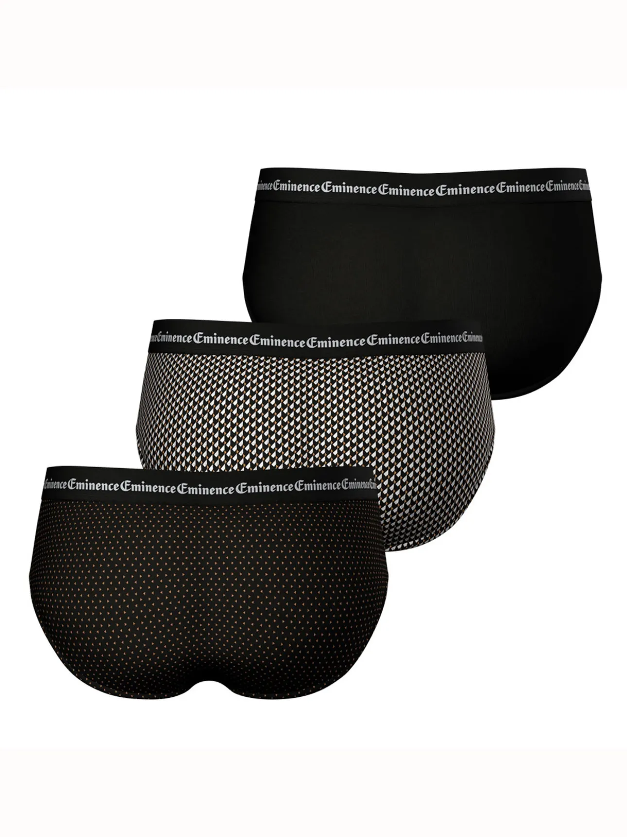 Lot de 3 slips homme Business Print