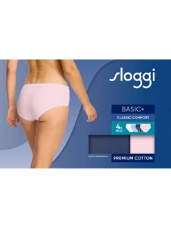 Lot de 4 slips midi Basic +