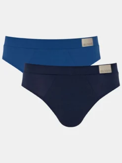 Lot de 2 slips midi GO Natural Brief