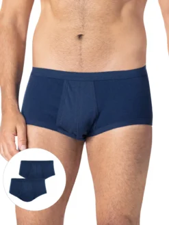 Lot de 2 slips ouverts taille haute