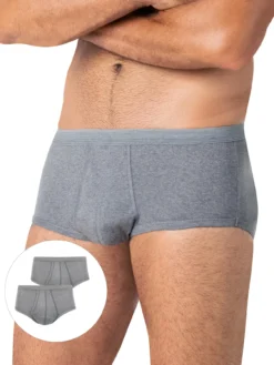 Lot de 2 slips ouverts taille haute