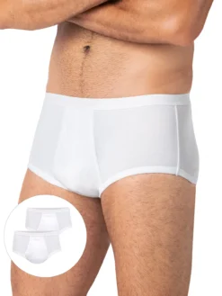 Lot de 2 slips ouverts taille haute