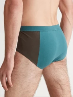 Lot de 4 slips taille haute coton