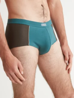 Lot de 4 slips taille haute coton