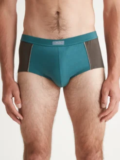 Lot de 4 slips taille haute coton