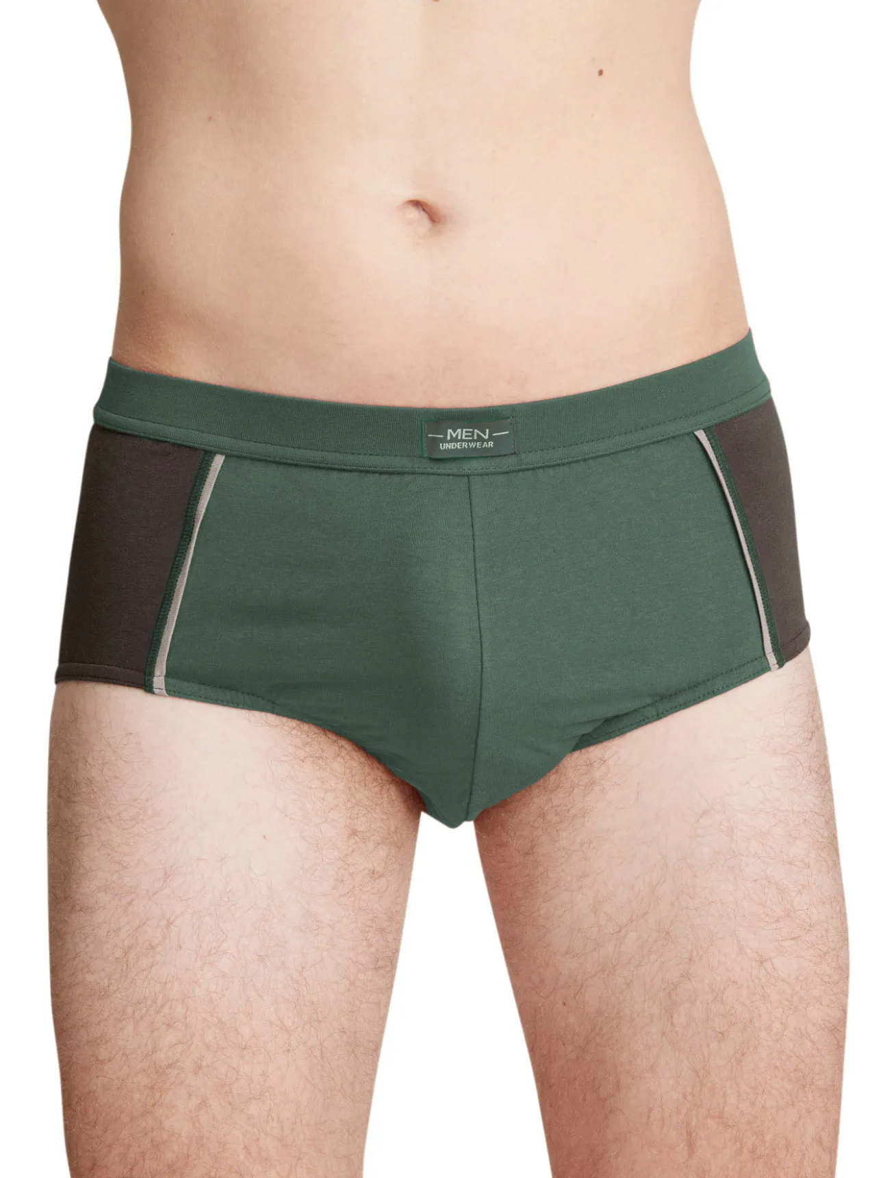 Lot de 4 slips taille haute coton