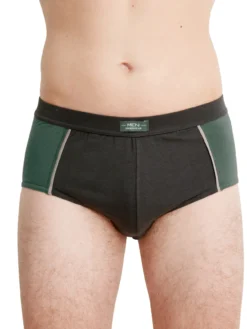 Lot de 4 slips taille haute coton