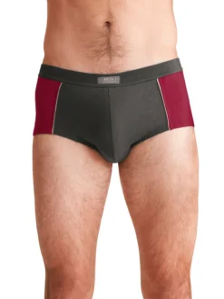 Lot de 4 slips taille haute coton