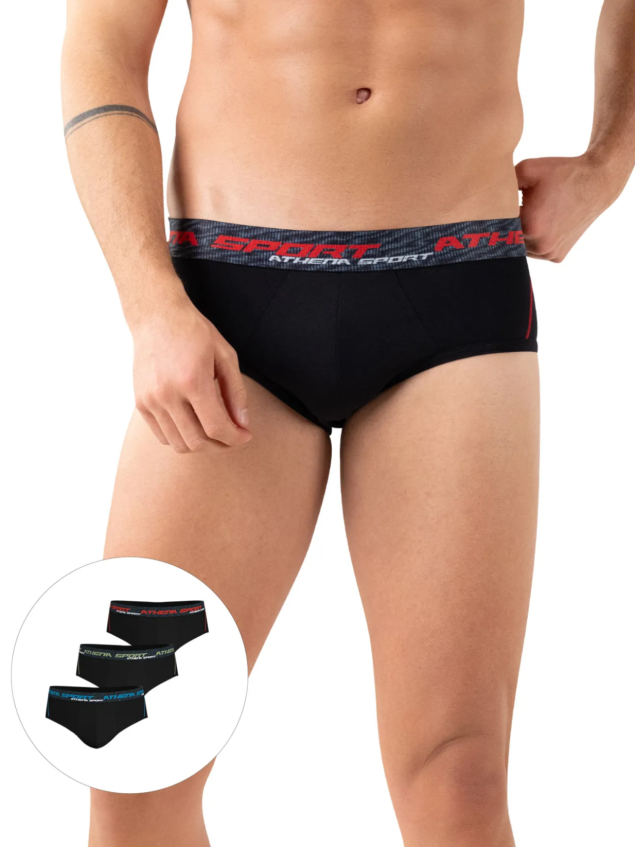 Lot de 3 slips Training Dry