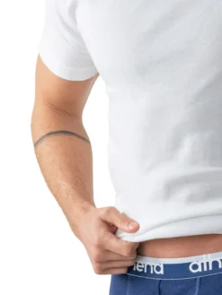 Lot de 2 tee-shirts col V coton