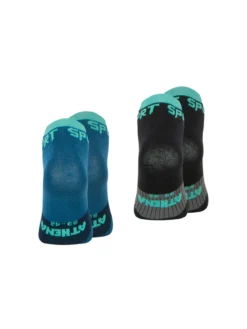 Lot 2 paires de socquettes homme Running