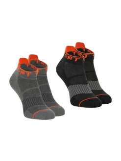 Lot 2 paires de socquettes homme Running