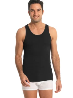 Maillots coton sans manches lot de 2