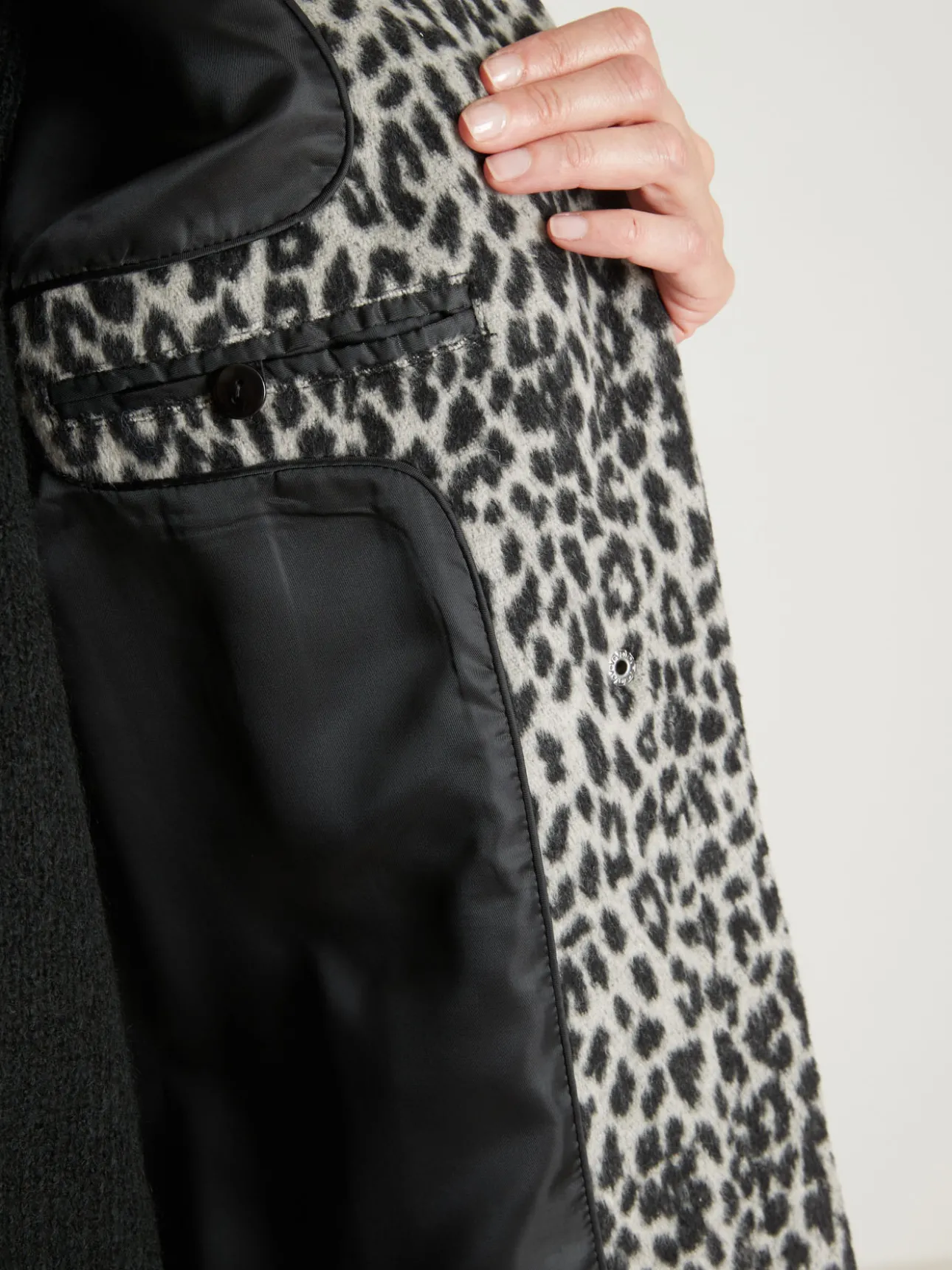 Manteau zippé tout doublé