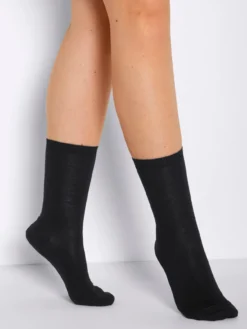 Mi-chaussettes jambes sensibles 2 paires