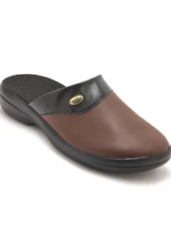Mules mixtes cuir intérieur éponge